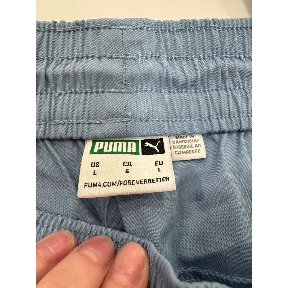 PUMA Rudagon Woven Shorts Mens Blue Casual‎ Athletic Bottoms large